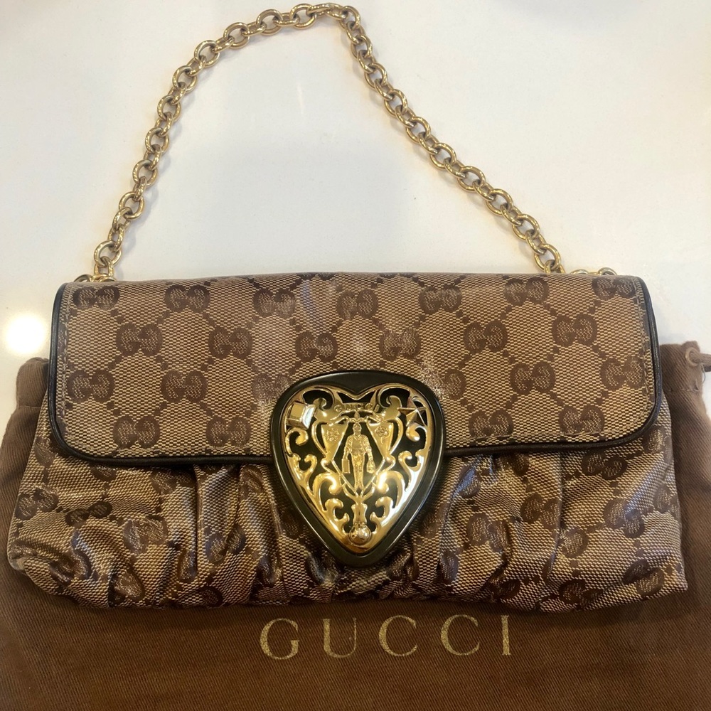Gucci Brown and Gold Women's Bag